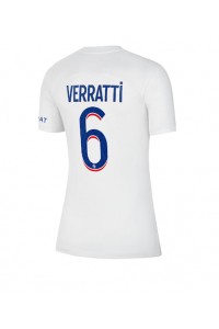 Paris Saint-Germain Marco Verratti #6 Voetbaltruitje 3e tenue Dames 2022-23 Korte Mouw